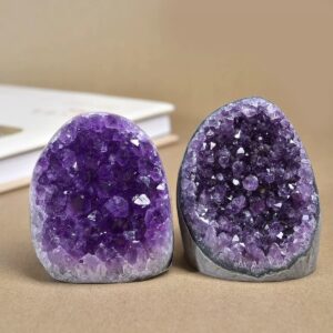 Natural Amethyst Geode - Crystal Cluster Healing Deco