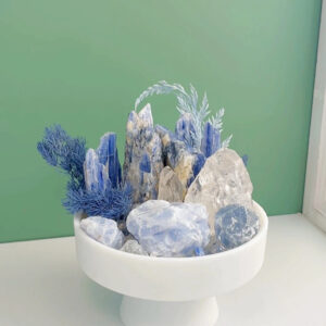 Blue Kyanite & Calcite Home Healing Decor