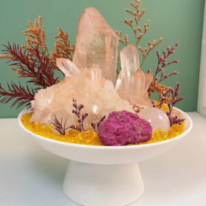 Ruby Corundum & Quartz Home Healing Crysta