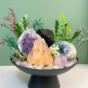 Amethyst Geode & Quartz Home Healing Decor