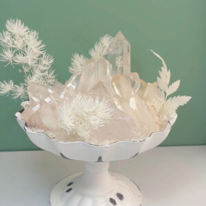Clear Quartz Cluster Home Healing Decor