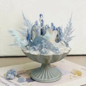 One-of-a-Kind Crystal Home Decor – Kyanite, Celestite & Quartz