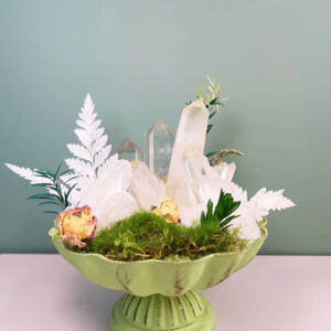 One of a Kind Clear Quartz Crystal Decor – Home Accent