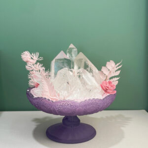 Clear Quartz Points & Quartz Cluster Decor