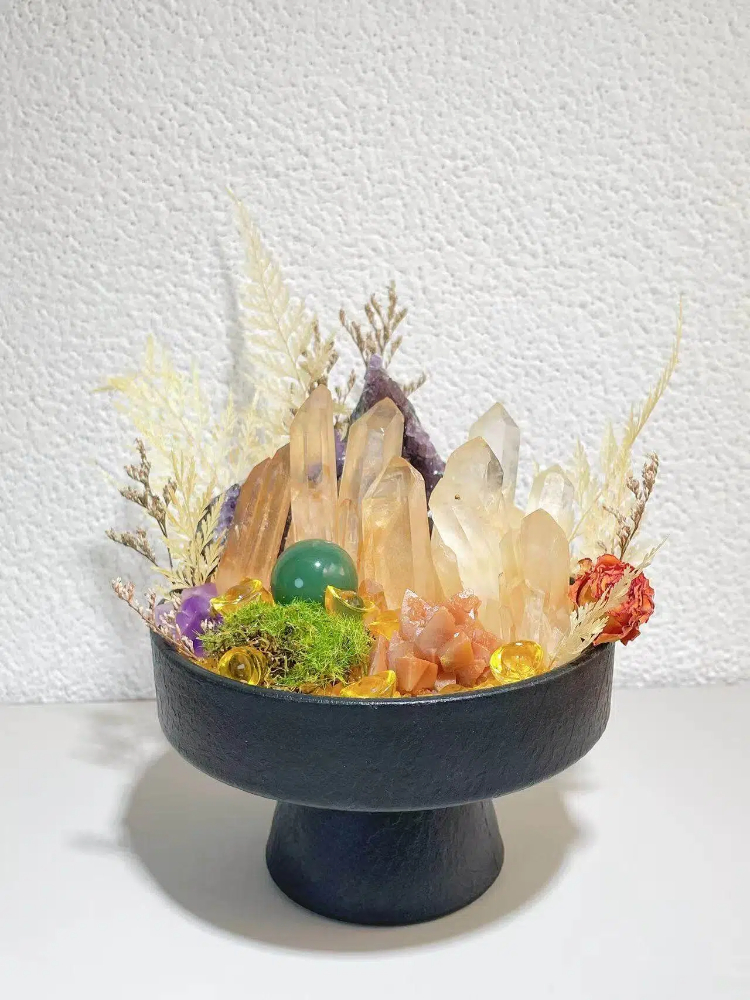 One-of-a-Kind Wealth Crystal Planter - Image 2