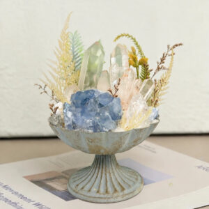 Celestite Crystal Garden Decor
