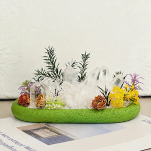 Clear Quartz Crystal Garden Decor