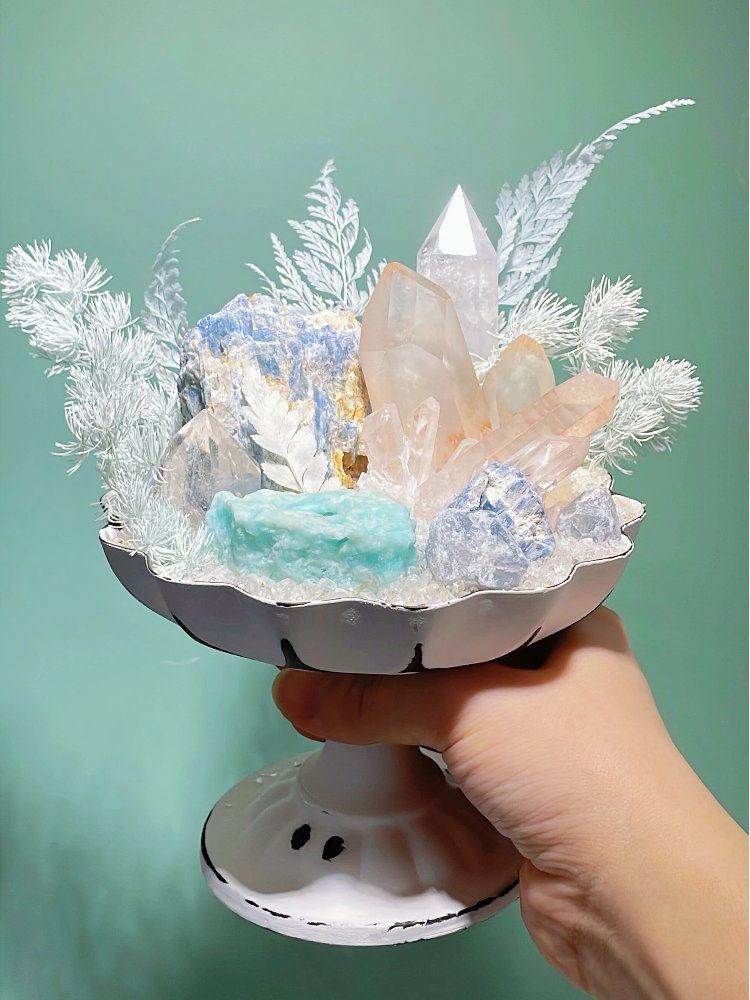 One of a Kind Blue Kyanite Crystal Garden - Image 3