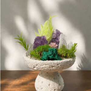 Amethyst & Green Quartz Crystal Garden