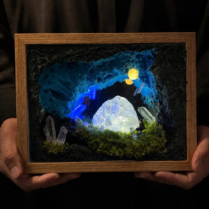 Blue Crystal Moon Cave