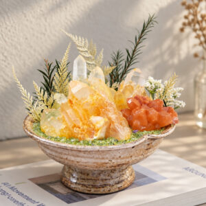 Golden Sunrise Crystal Garden